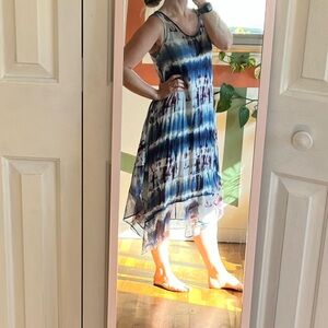 Simply Vera Vera Wang midi tie dye dress XS